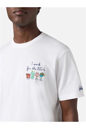 T-Shirt Portofino Man In Cotone Con Stampa Frontale MC2 SAINT BARTH | T-shirt | POT000100156L